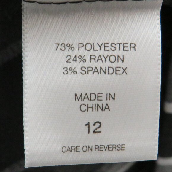 New York & Company* Women's Full Wrap Binding Stripe Pencil Skirt~ Size 12‎ - Picture 5 of 14